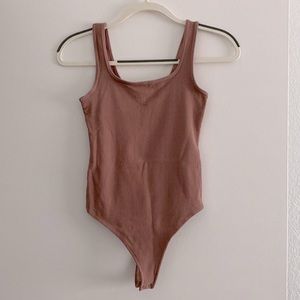 Womens Abercrombie Ribbed Tank Bodysuit